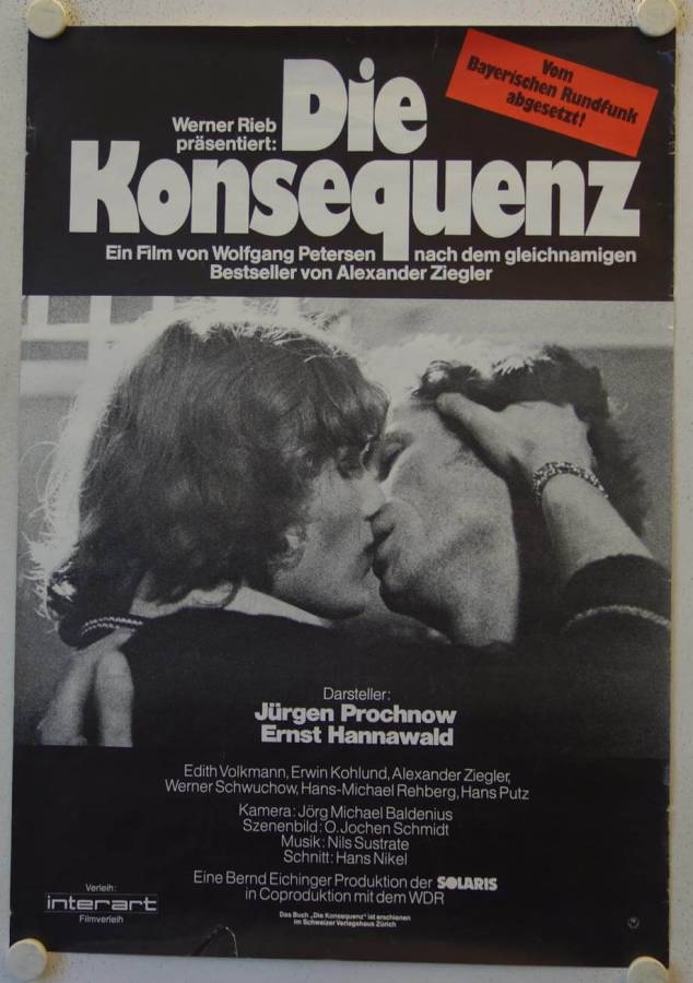 The Consequence original release german movie poster